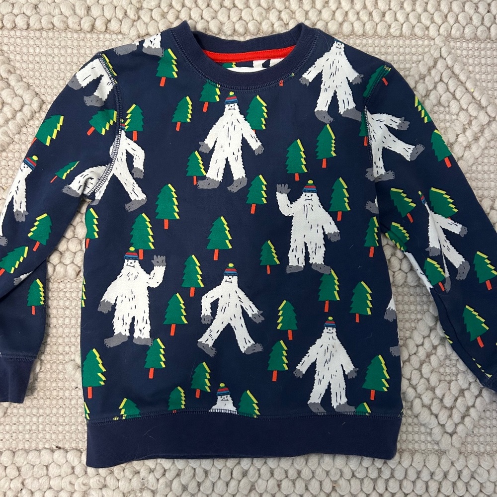 Mini Boden Yeti Sweatshirt